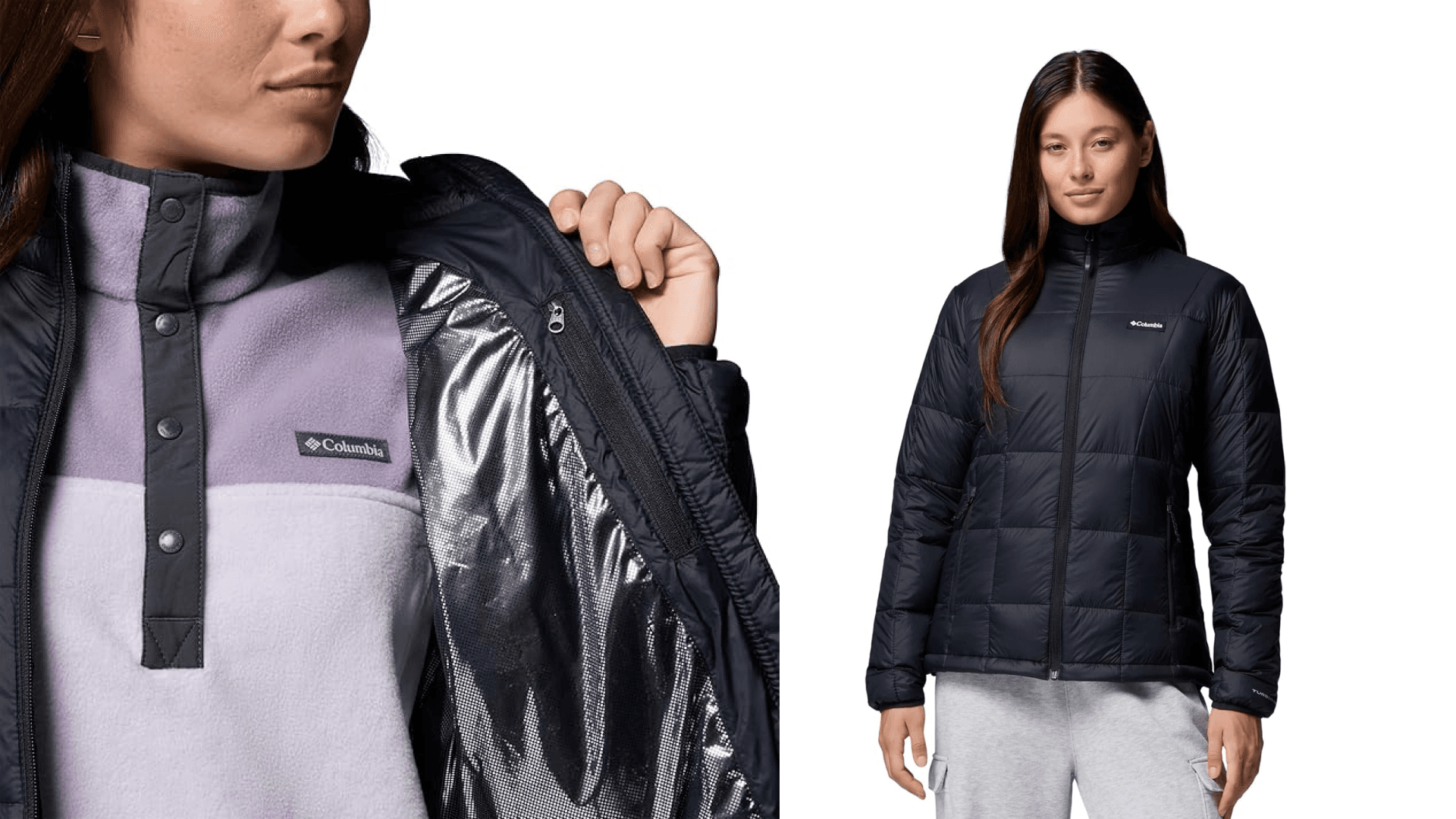 Columbia Women's Voodoo Falls 590 Turbodown II Jacket, Black, X-Large