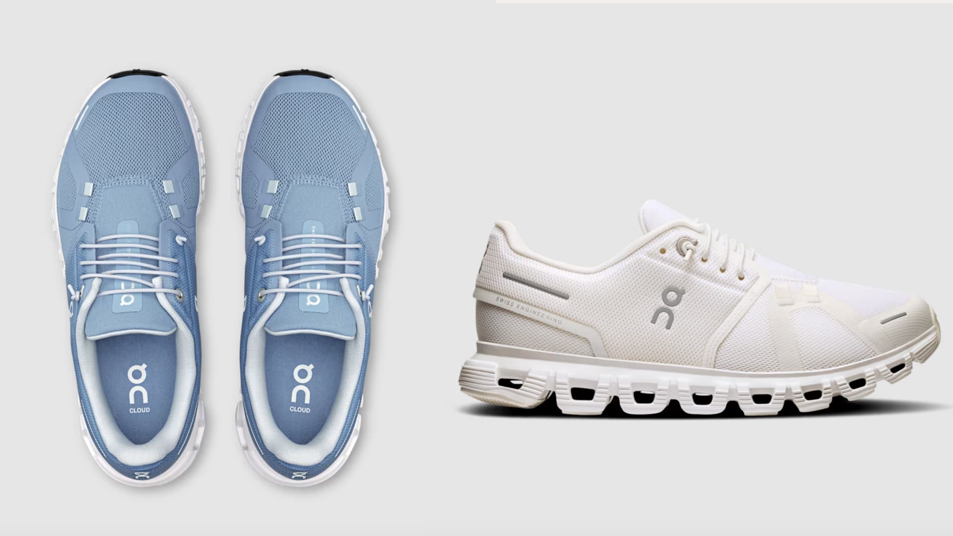 A pair of upgraded comfortable Cloud 6 sneakers