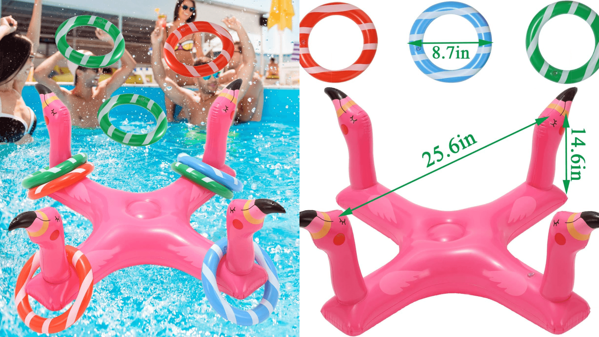 Floating ring toss