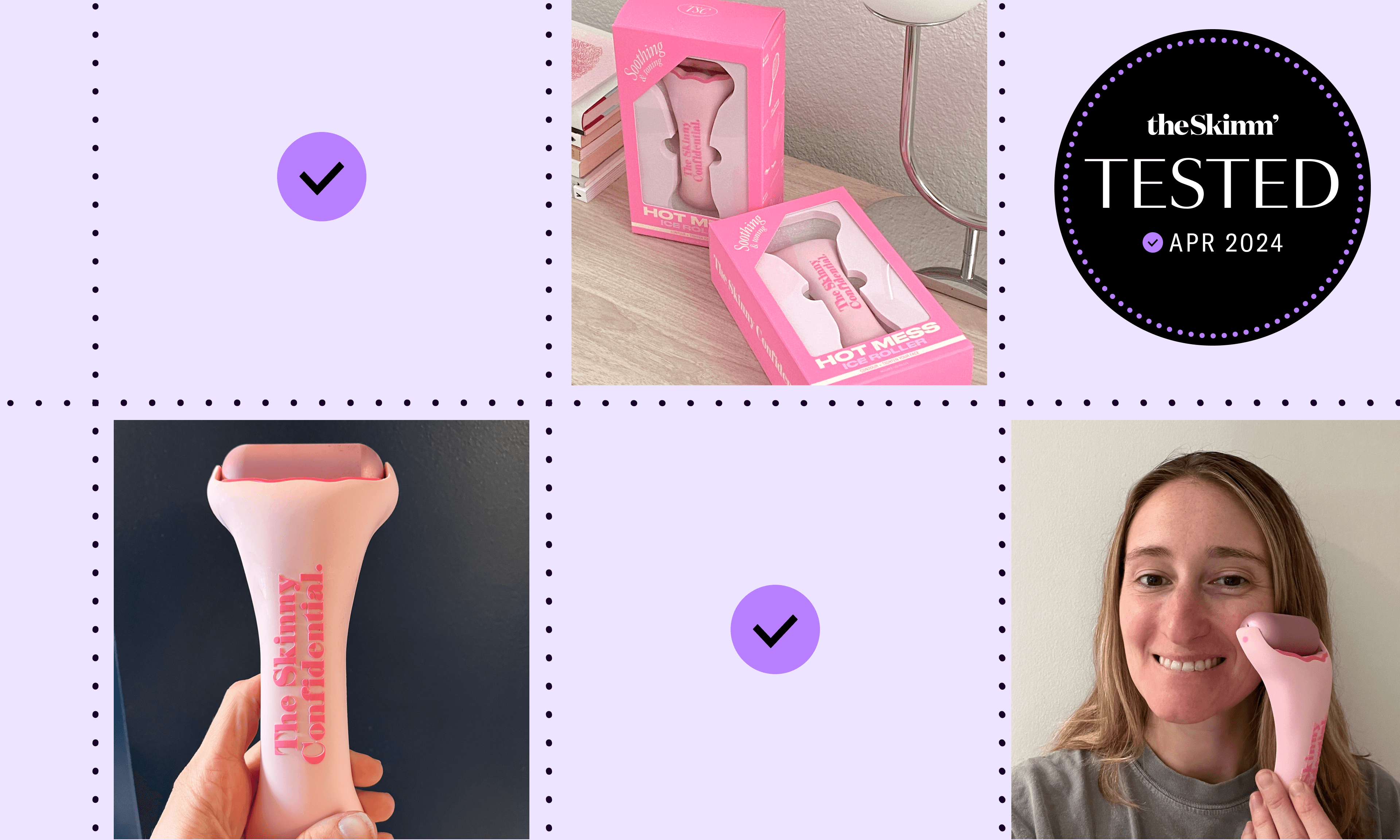 review of The Skinny Confidential's hot mess ice roller