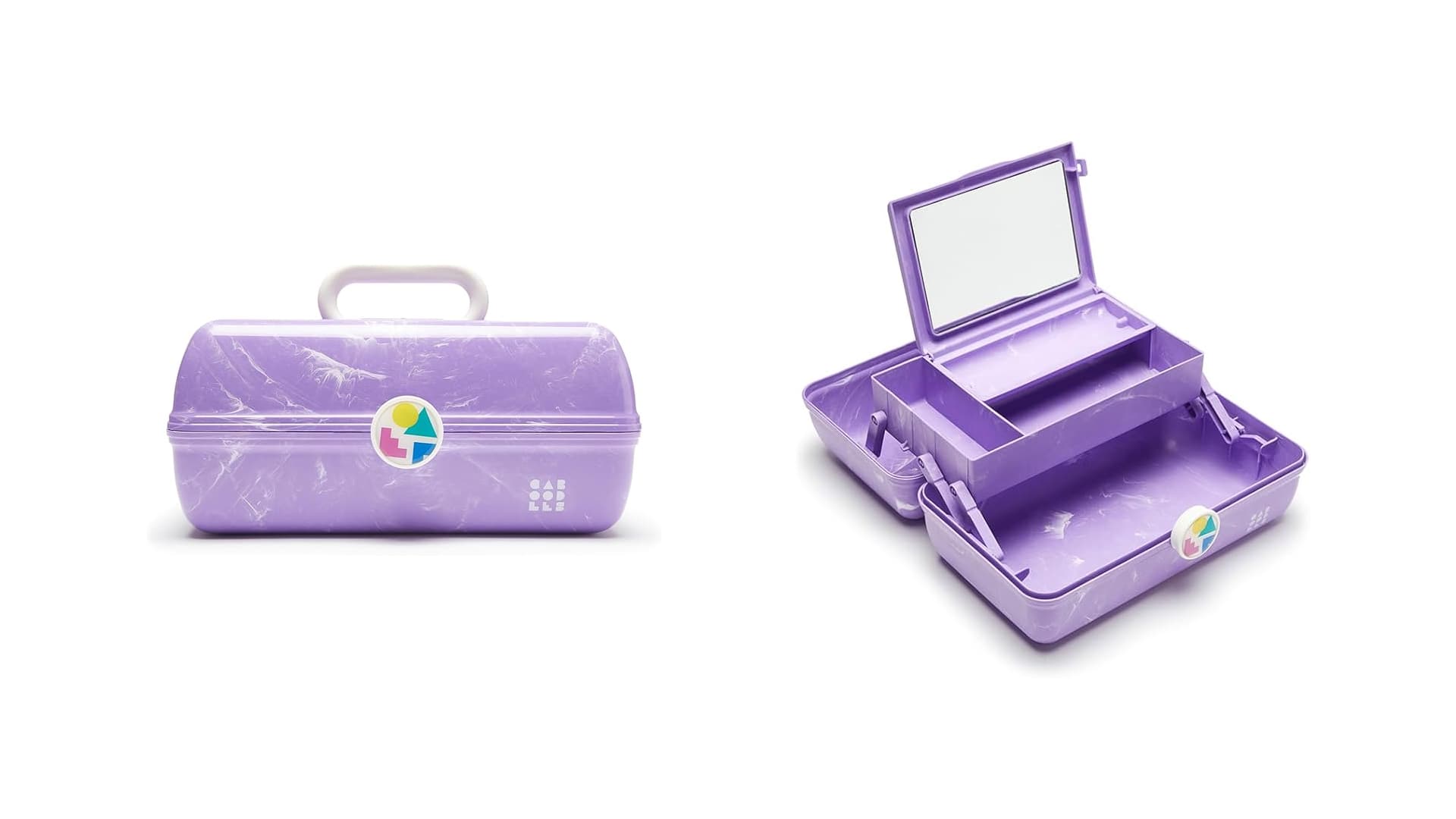 Caboodles On-The- Go Girl, Seafoam Over Lavender, 1 Count (Pack of 1)