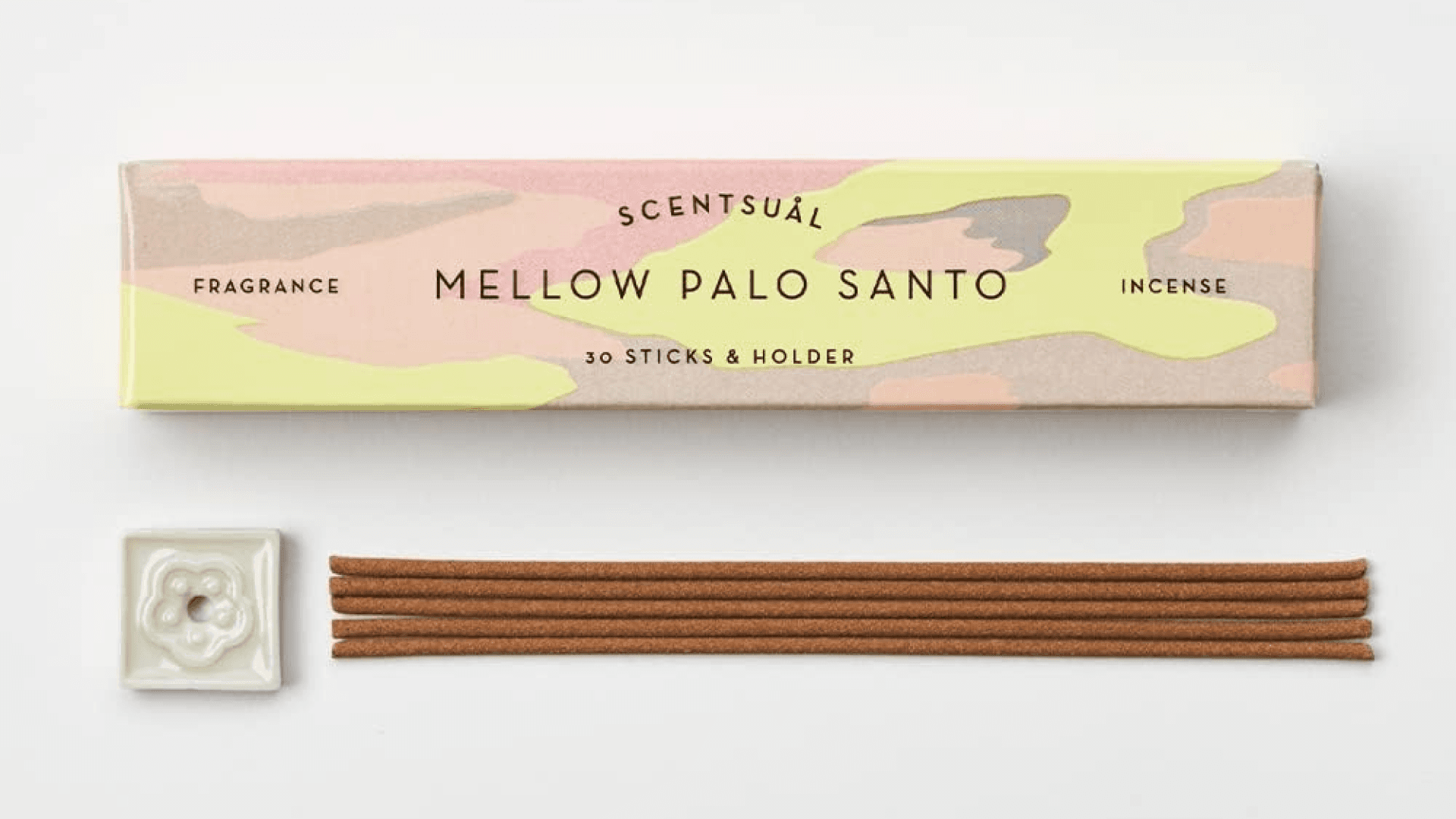 SCENTSUAL Incense - Mellow Palo Santo 30 Sticks by NIPPON KODO, Japanese Quality Incense Since 1575