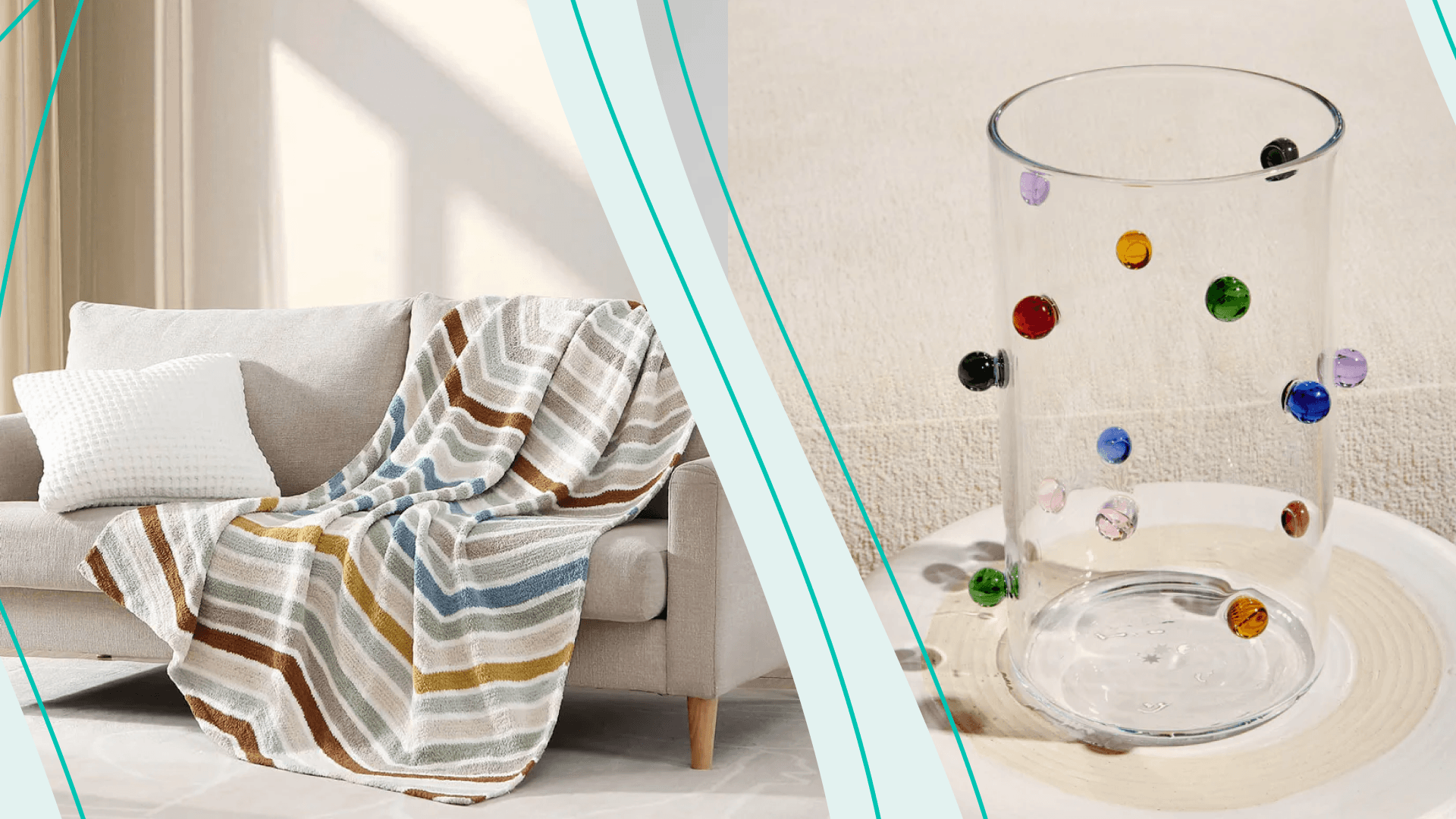 colorful home accessories