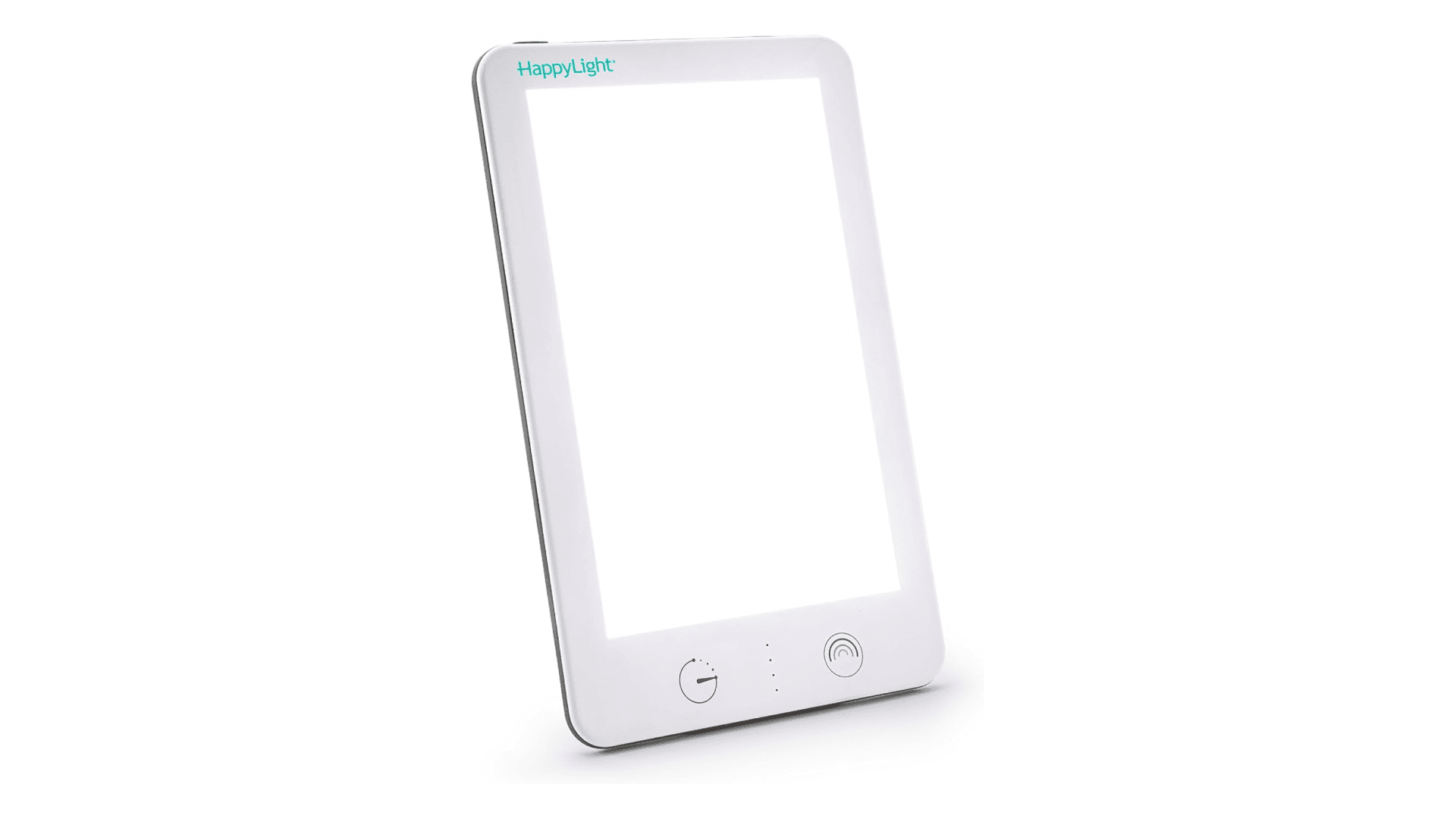 Verilux HappyLight Lumi Plus - Light Therapy Lamp with 10,000 Lux, UV-Free, LED Bright White Light with Adjustable Brightness, Countdown Timer, & Detachable Stand - Boost Mood, Sleep, and Focus